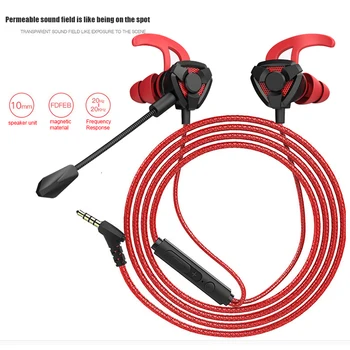 

In-ear Earphone Portable with Mic for Mobile Phone Laptop Desktop Computer Gaming VH99