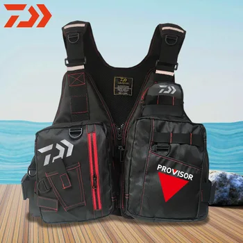 

Man Reflective Fishing Life Jacket Vest UNISEX Large Size Multi-Function Multi Pocket Outdoors High Buoyancy Fishing Vest