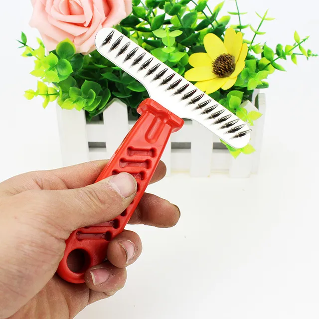 Dropshipping Center Labrador Long Hair Dog Grooming Comb Large Dog Hair Remover Comb Pet Massage Comb Dog Hair Cleaning Tools 2