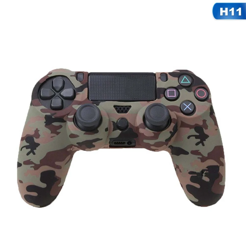 16 цветов Противоскользящий силиконовый защитный чехол для sony playstation 4 PS4 DS4 Pro тонкий контроллер большого пальца