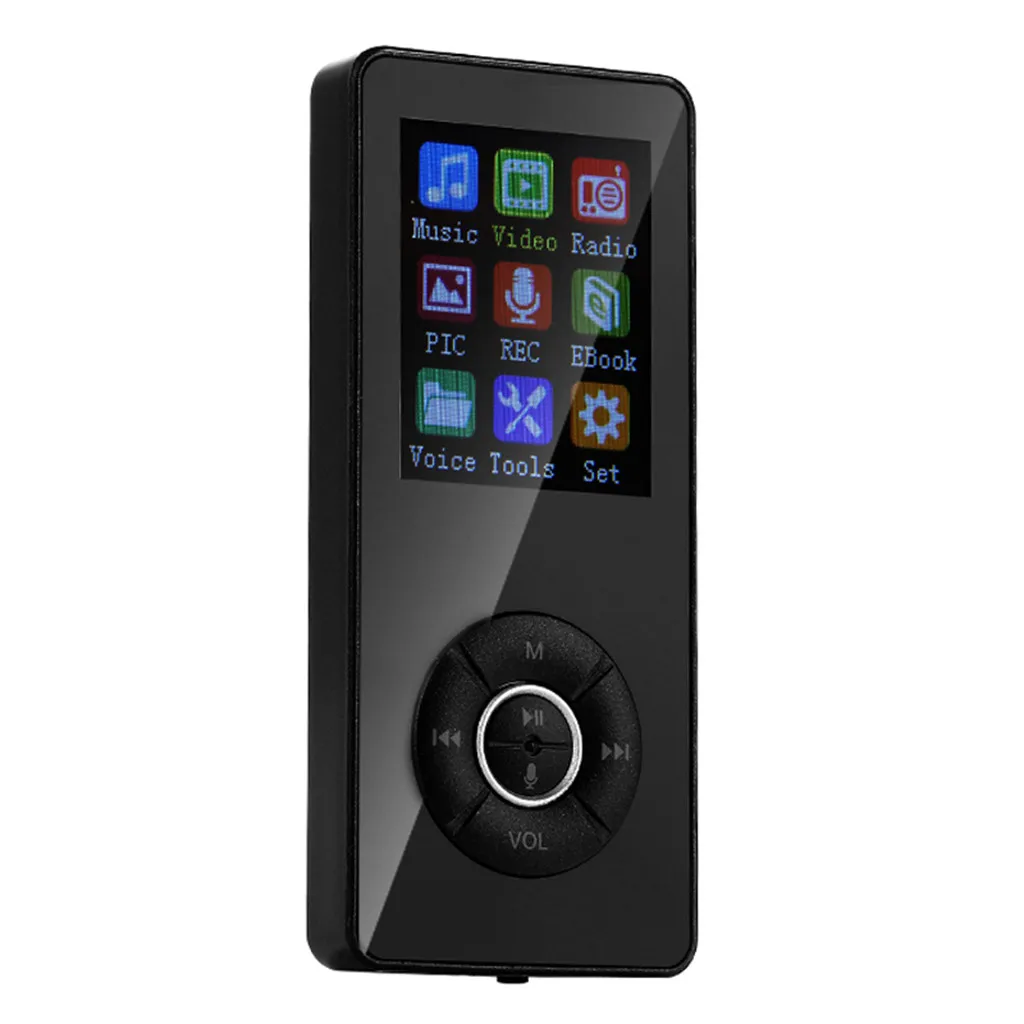 EPULA MP3 MP4 плеер портативный мини-светильник Bluetooth 1,8 дюймовый экран музыкальный спортивный плеер Поддержка fm-радио Vedio секундомер электронная книга - Цвет: BU