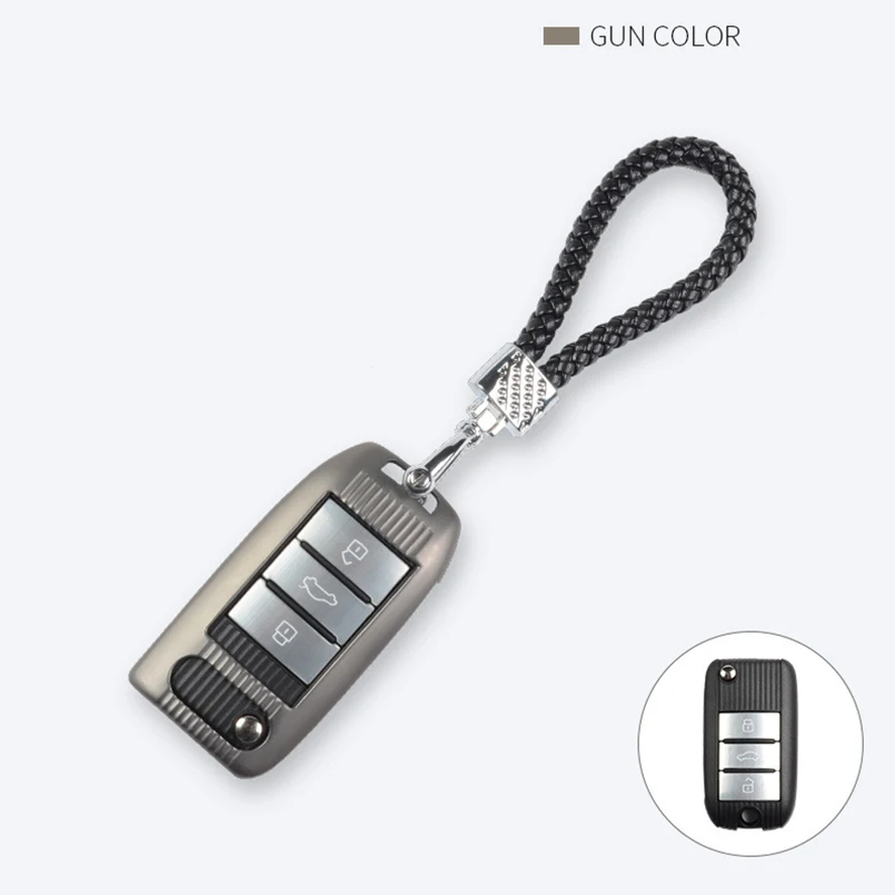 Цинковый сплав автомобиля 3 кнопки дистанционного умный брелок для ключей без ключей чехол для ключей Fob для Roewe