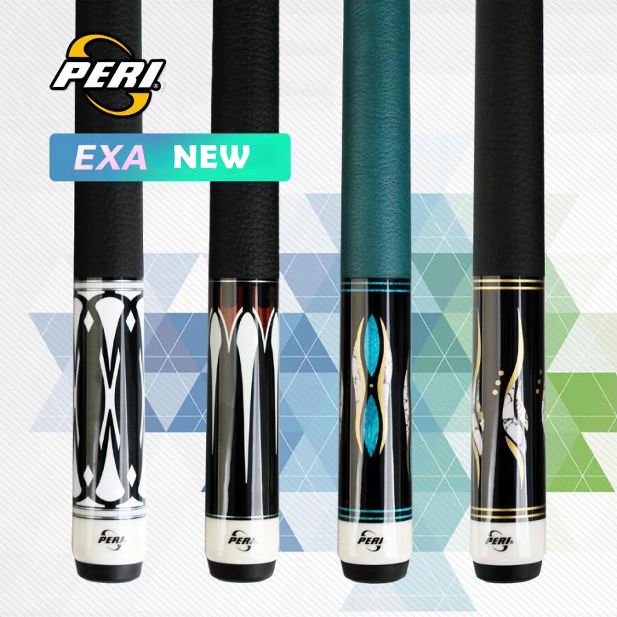 

PERI EXA Series Billiard Pool Cue 12.75mm Tip 147cm High Quality Professional Maple Shaft Handmade Billar Cue Stick Kit China