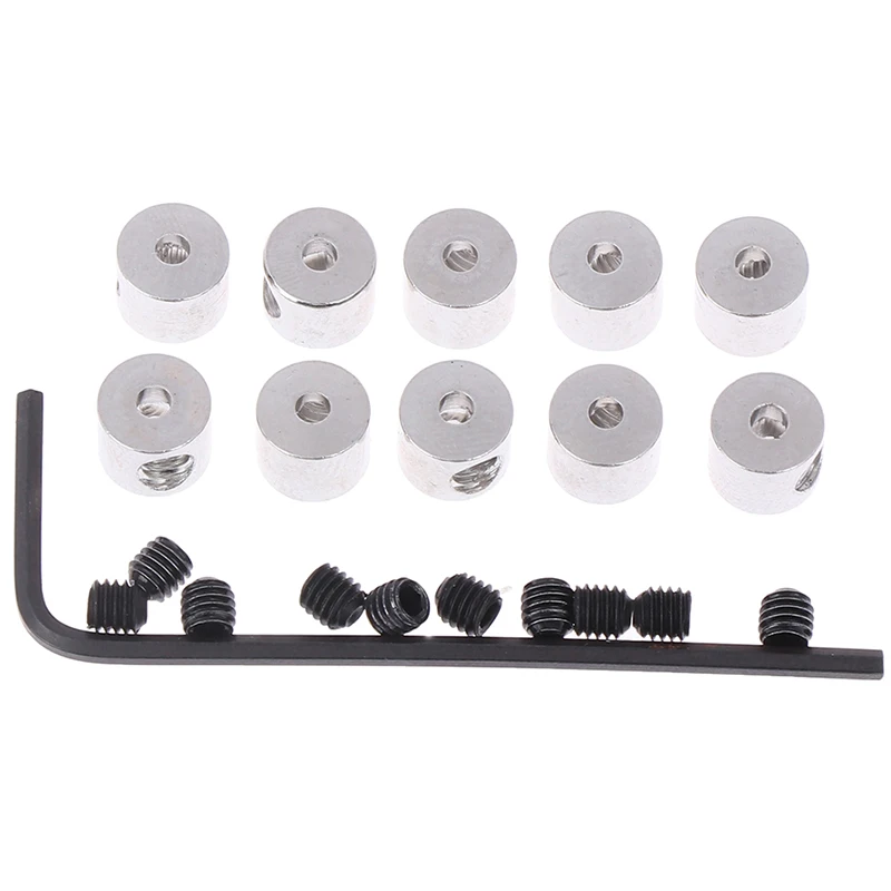 12pcs Vest Brass Pin Keepers Locking Pin Backs Savers Holder Allen Wrench 7mm Length Dropshipping
