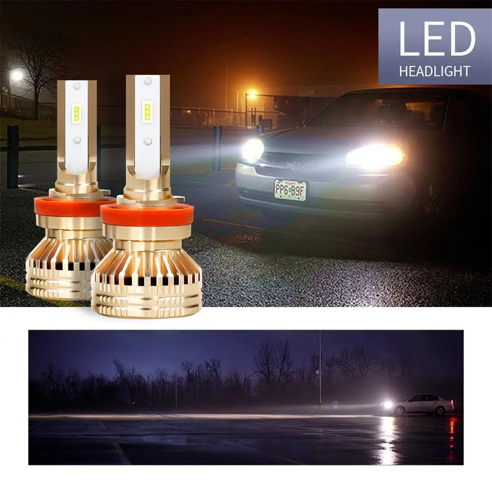 Adeeing 1 пара освещение TX3570 чип 8 48V 60W 12000LM 6000K светодиодный лампы H1 H4 H7 H11 9005 9006