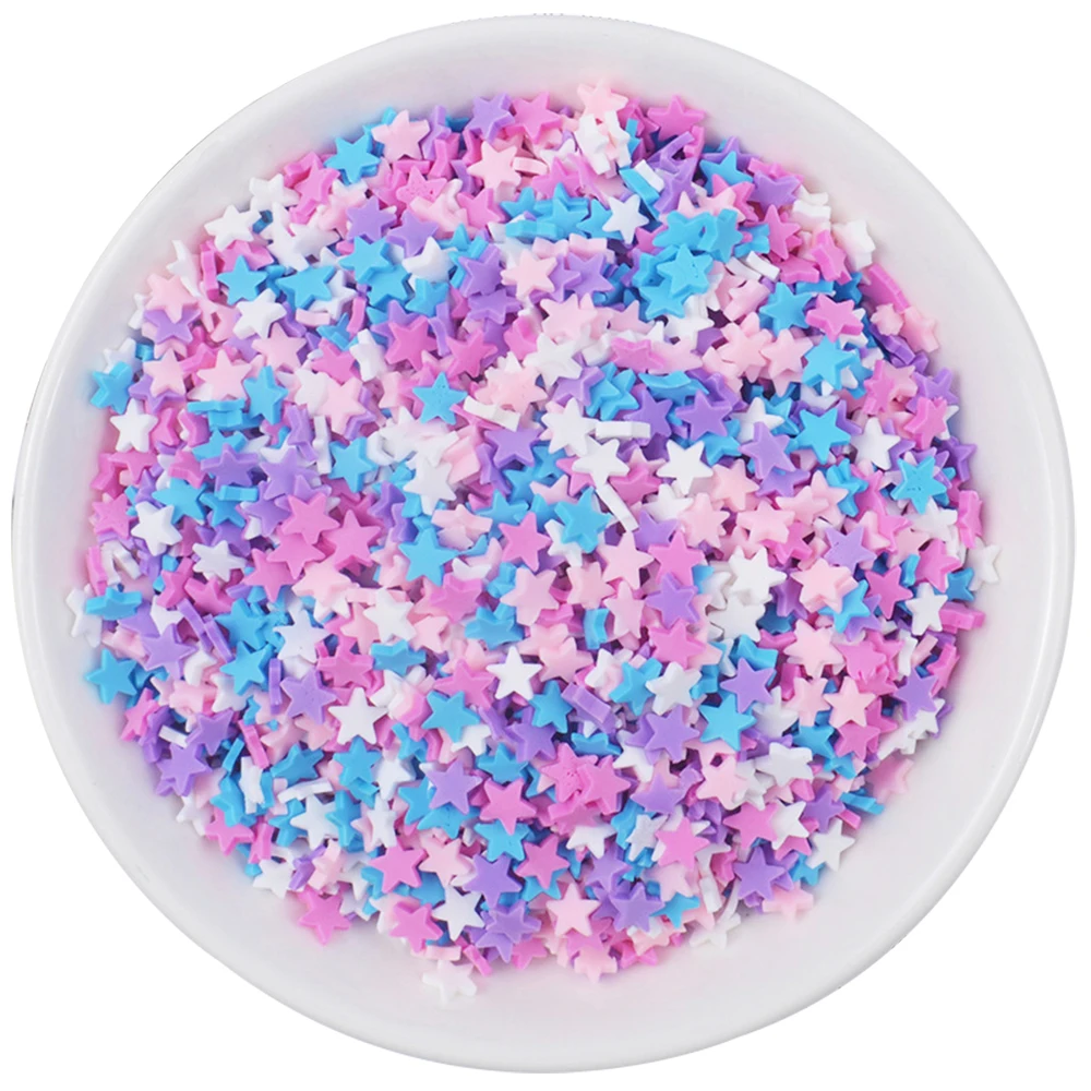 Putty Fake Sprinkles Polymer Clay Charms For Slime Accessories DIY Fluffy Slime Supplies Soft Slime Kit Sand Slime Decoration
