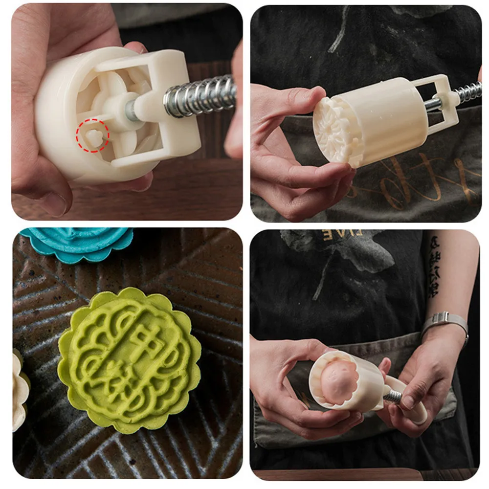 6 шт DIY 3D цветы марки Луна Форма для украшения торта баррель круглая форма лунного