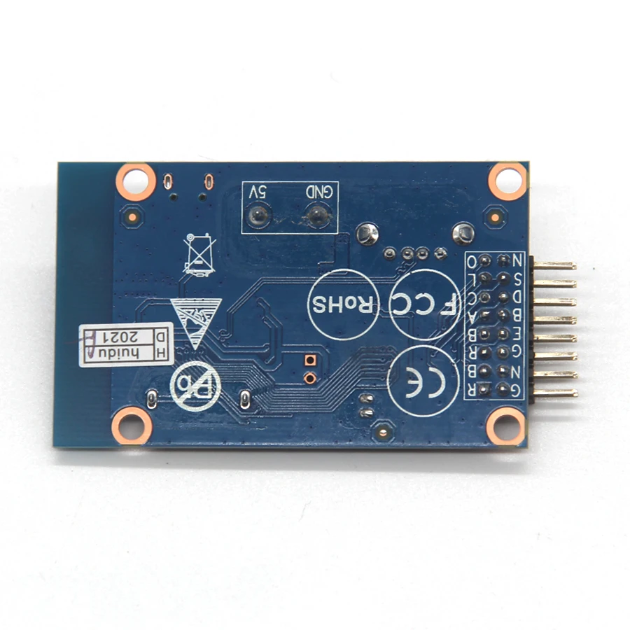 LED Video Display Panel HD WF1 asynchronous 640W*32H pixels 1*HUB75 RGB Seven color Small LED display WIFI control card