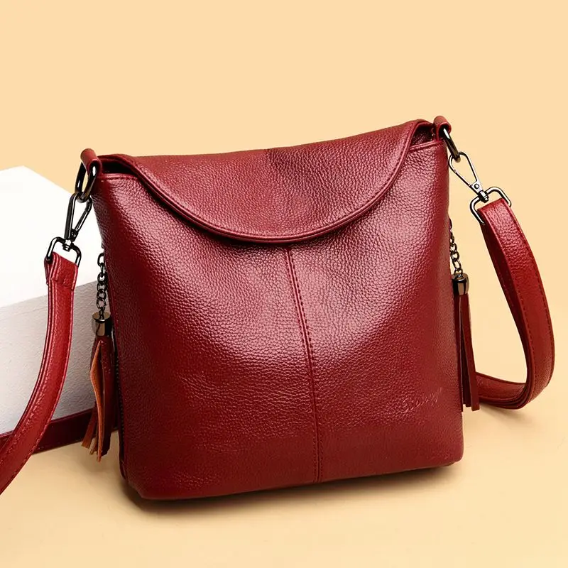 

New women's handbag, simple and versatile single shoulder bag, bag cover type slant span, designed by famous designer 2020