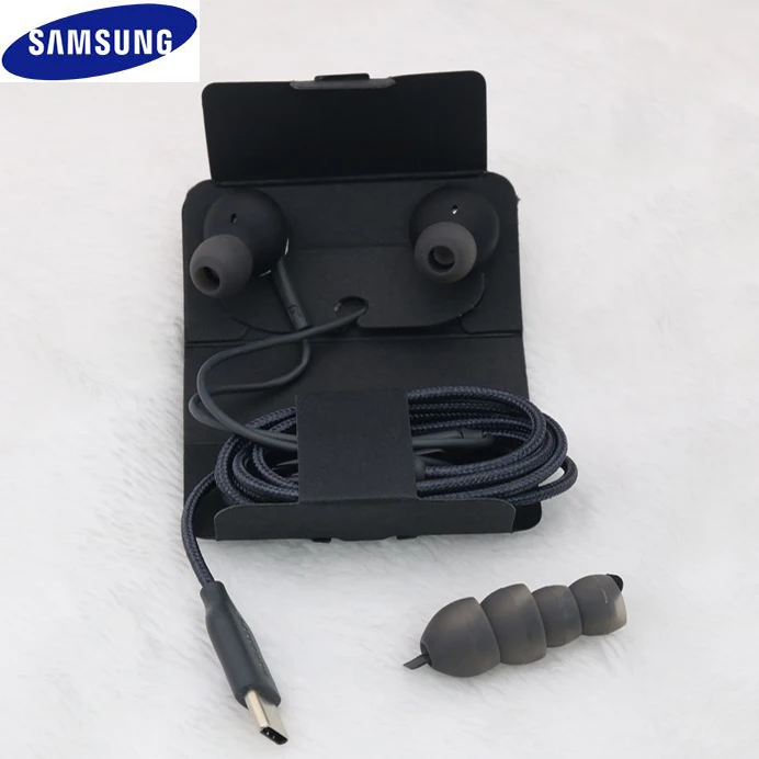Оригинальные наушники для S9 Samsung вкладыши с разъемом типа C гарнитура микрофоном