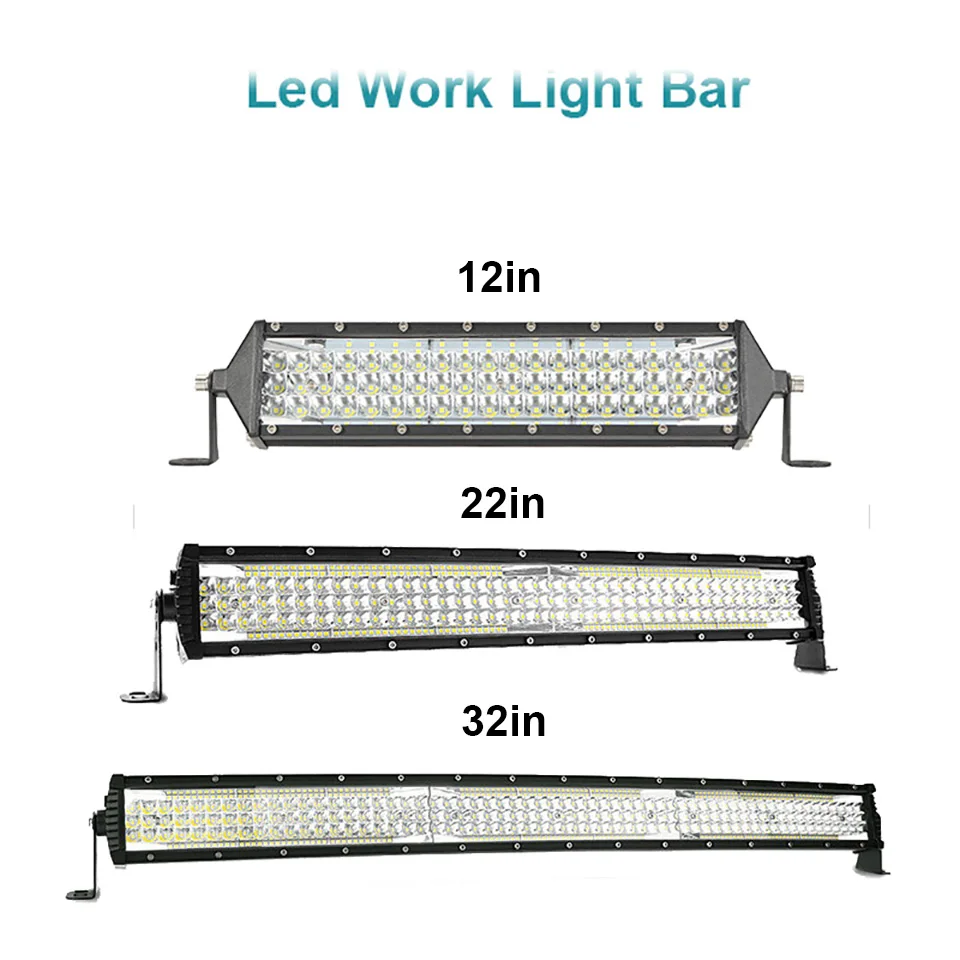 Nlpearl 12/22/32 дюймов светильник бар/рабочий светильник 5-ряд светодиодный бар Offroad точечный луч светодиодный рабочий светильник 12V 24V трактор грузовик ATV 4x4