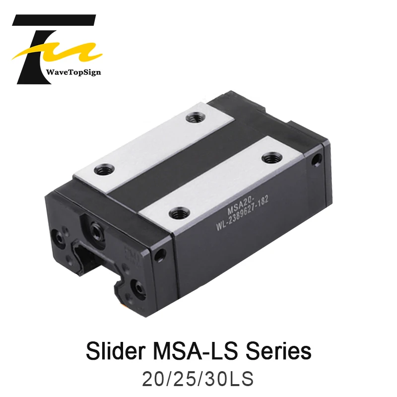 WaveTopSign линейная направляющая скользящая каретка MSA25LS слайдер для лазерной машины