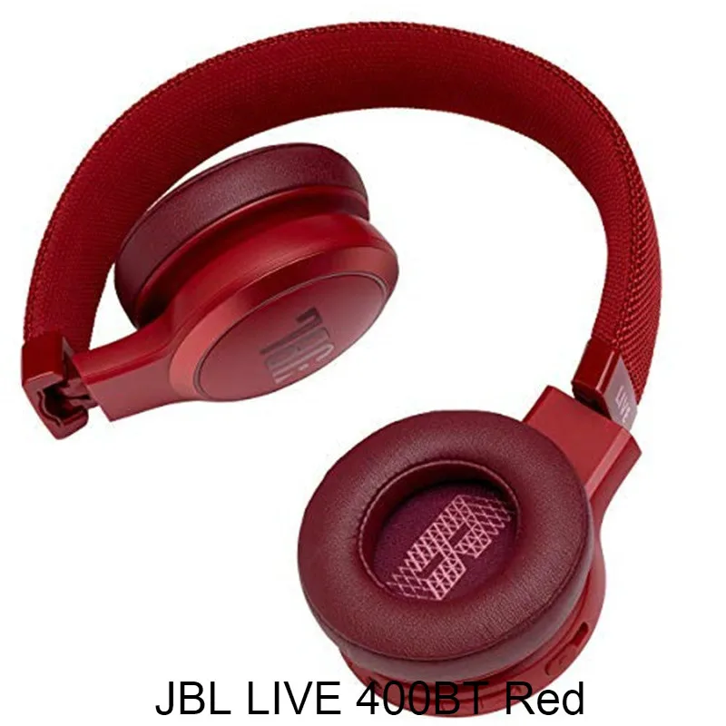 Новейшие JBL LIVE 400BT Интеллектуальные голосовые AI беспроводные bluetooth наушники Спортивная гарнитура проводные наушники для разговора игровые наушники - Цвет: JBL LIVE 400BT Red