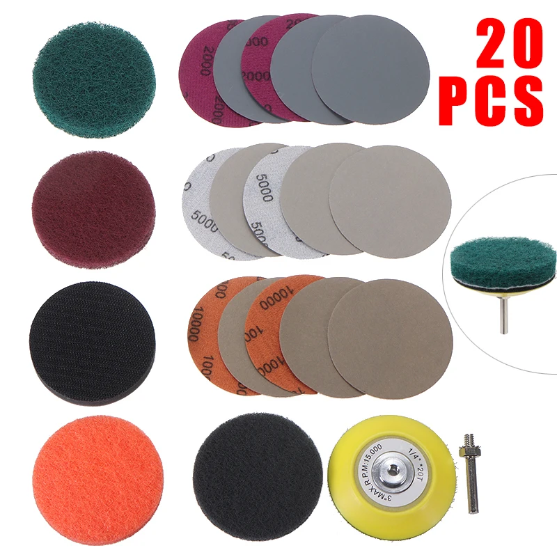 

Car Polishing Disc Self-Adhesive Polishing Pad Car Body Polish Buffing Pad Abrasive Discs Refurbish Repair Polish Discs Cleaning