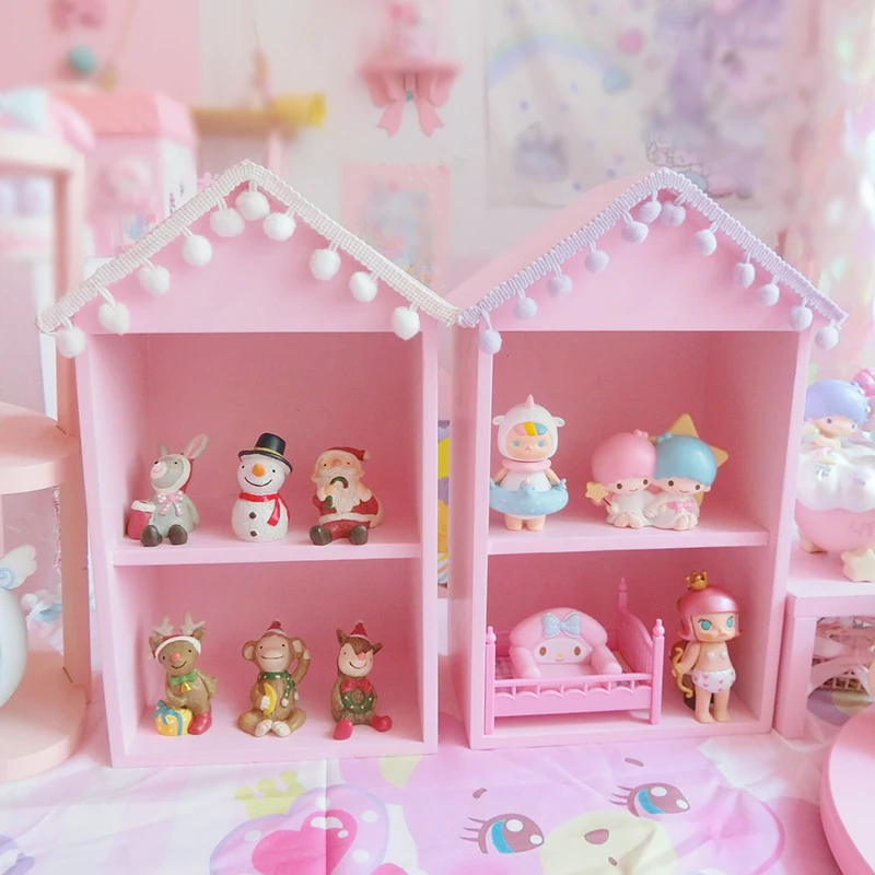 Прекрасный розовый 2 слоя украшения комнаты милые изготовленные на заказ