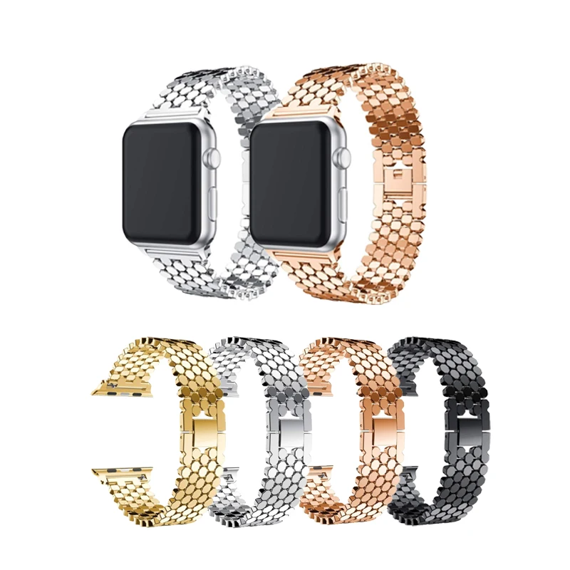 Strap for Apple watch 6 band 44mm 40mm iwatch serice 5 4 3 2 1 Accessories Stainless steel band for apple watch strap 38mm 42mm