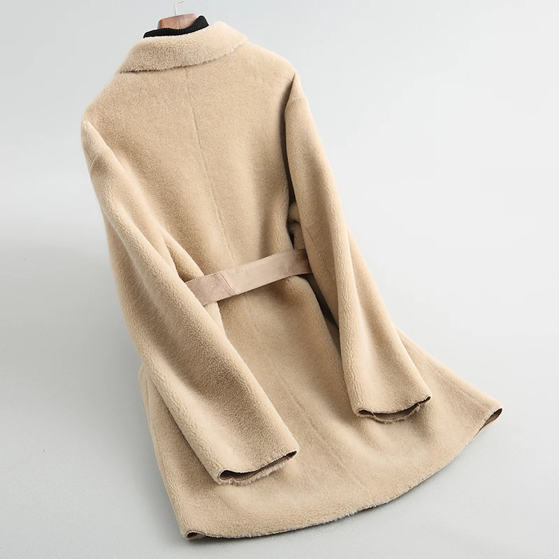 

Coat Fur Real Women Clothes 2020 Sheep Shearing Wool Fur Coats Autumn Winter Jacket for Women Korean Clothes Y536 KJ2882 s