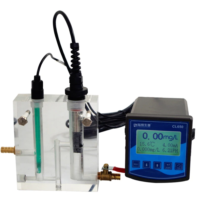 US $517.35 Laboratory Online Meter CL650 Industrial Digital Water Residual Cholorine And PH Controller