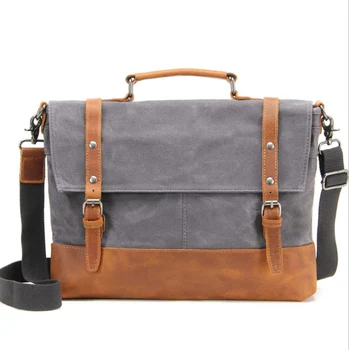 

men large Simple handbags women canvas Laptop bag shoulder bags all match casual briefcase leather bags high quality