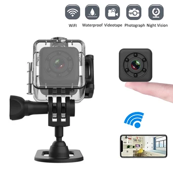 

WIFI Waterproof Action Mini Camera Digital IP Surveillance Micro Espion Cam DVR with IR Night Vision for Indoor Outdoor