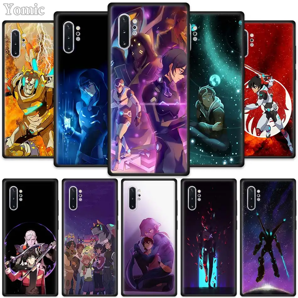

Voltron Legendary Defender Case for Samsung Galaxy Note 10 5G M40 M30 M20 S10 Plus A50 A70 Black Silicone Phone Cover