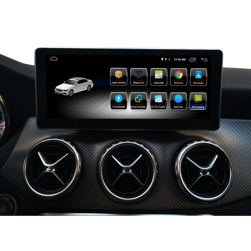 Cheap 4+64G Android Multimedia Touch Screen for Mercedes Benz GLA CLA A Class W176  Car Comand Display upgrade with GPS Navigation 13