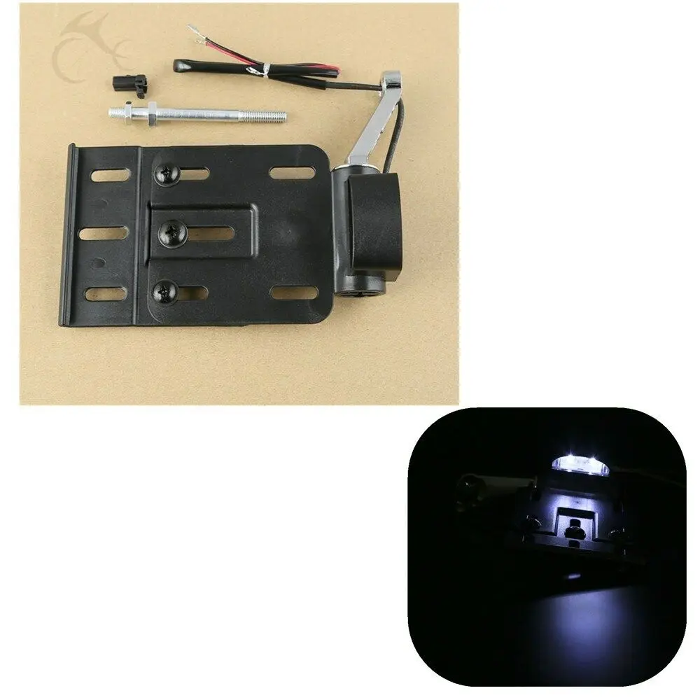 Motorcycle LED Side Mount License Plate Bracket For Harley Sportster XL 883 1200 2004-2016 05 06 07 08 09 10 11 12 13 14 15 | Автомобили и