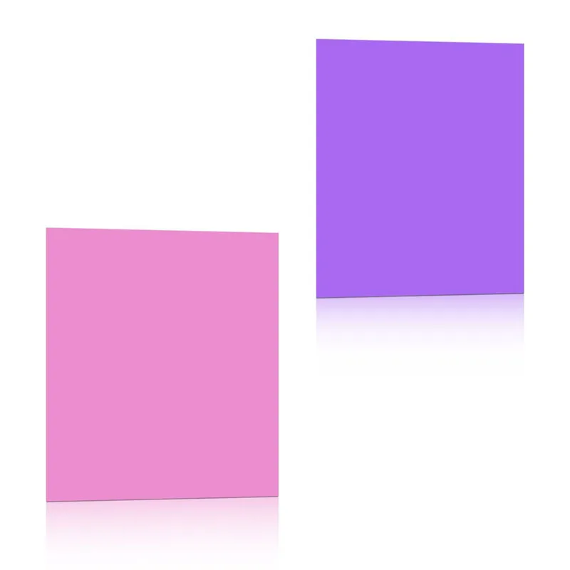 8 Colors Flash Filter Kit LED Light Filter PC Color Gel Flash Filter for Photography Square Special Color Gel Filtration Set
