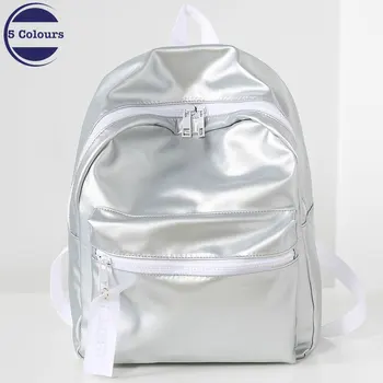 

New Women Backpack PU Solid Color Waterproof Autumn And Winter Backpack Fashion Backpack Student School Backpack Travel Backpack
