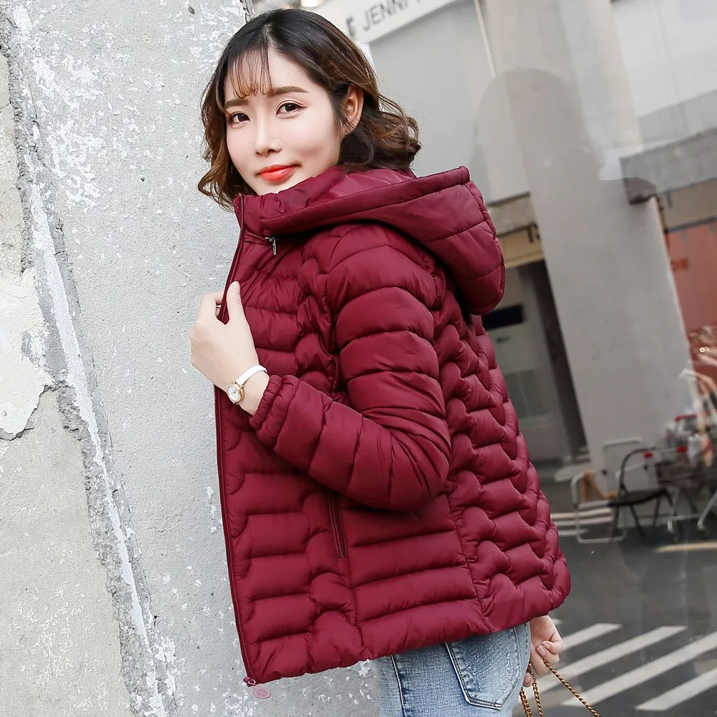 Новая зимняя короткая женская куртка большого размера 4xl 5xl 6xl 7xl Женская парка с капюшоном плюс размер хлопковый пуховик осень# J30