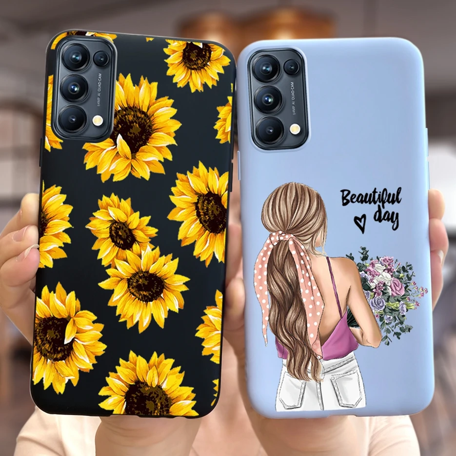 Sunflower Soft Silicone Cute Girls Phone Case - Stylish and Protective Cover