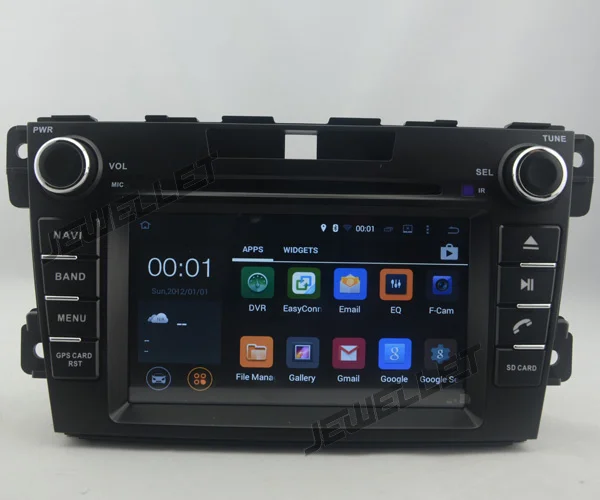 Четырехъядерный 1024*600 HD экран Android 9,0 автомобильный DVD gps Радио Навигация для Mazda CX-7 2007- с 4G/Wifi, DVR, 1080P