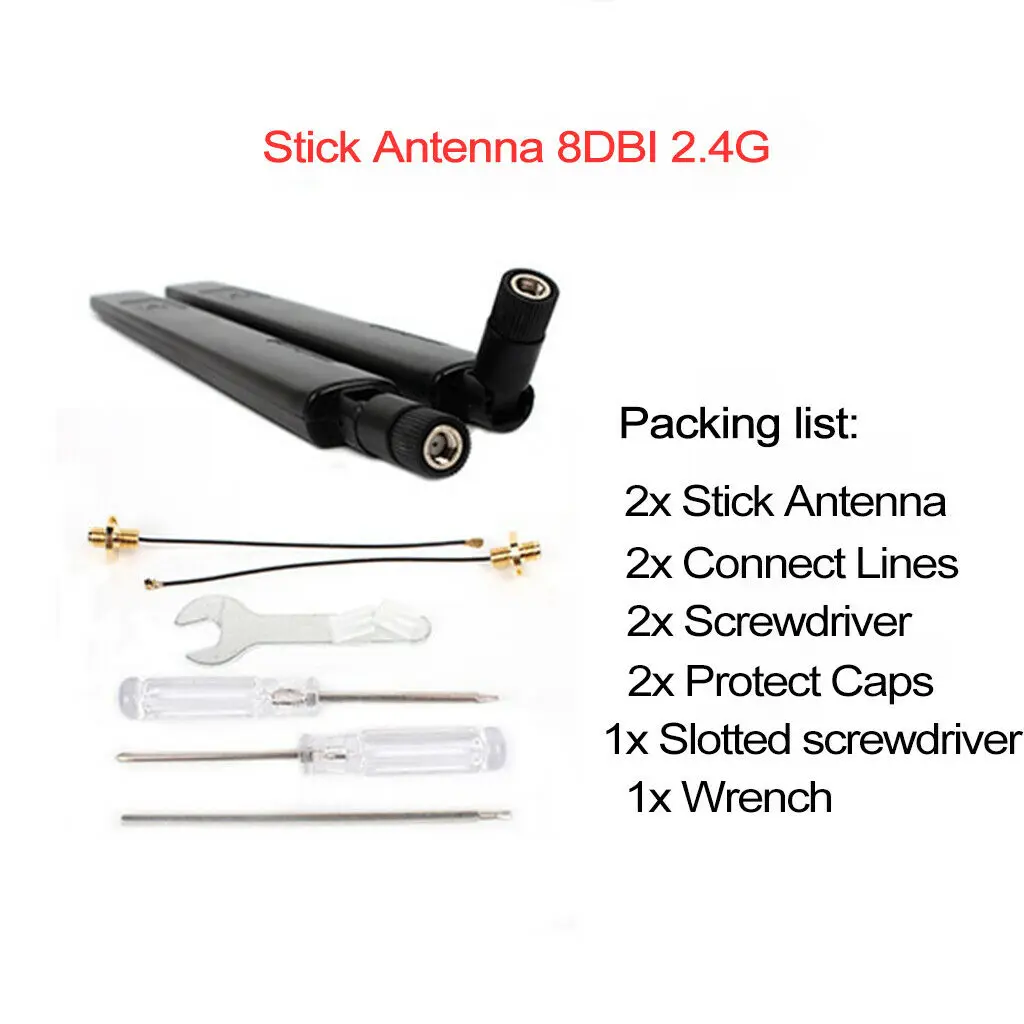 Stick 8DBI 2.4G 7 км Установка антенный усилитель большой дальности сигнала расширитель комплект для Mavic 2 Mini Air Pro Spark контроллер - Цвет: Stick 8DBI 2.4G