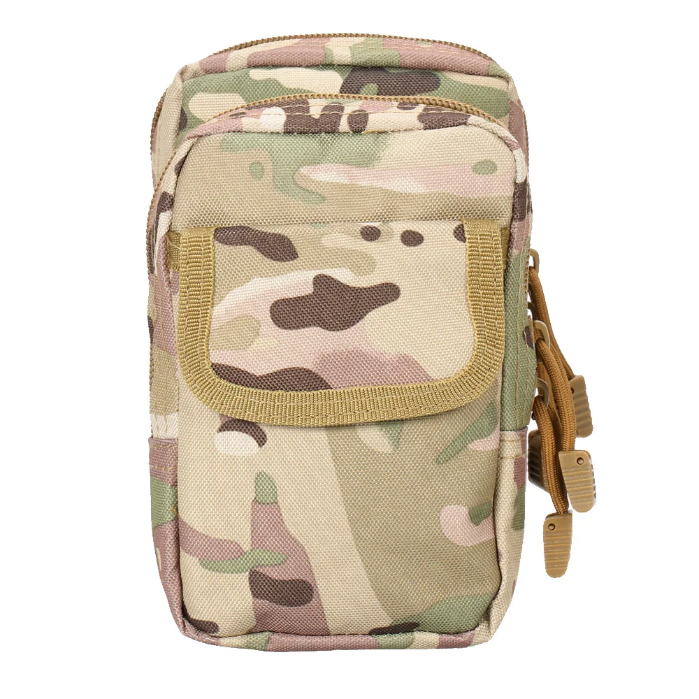 Camouflage Нейлоновые уличные поясные сумки тактические маленькие охотничьи сумки пакет множество поясной сумки Органайзер для наружного кемпинга пешего туризма бега - Цвет: Camouflage