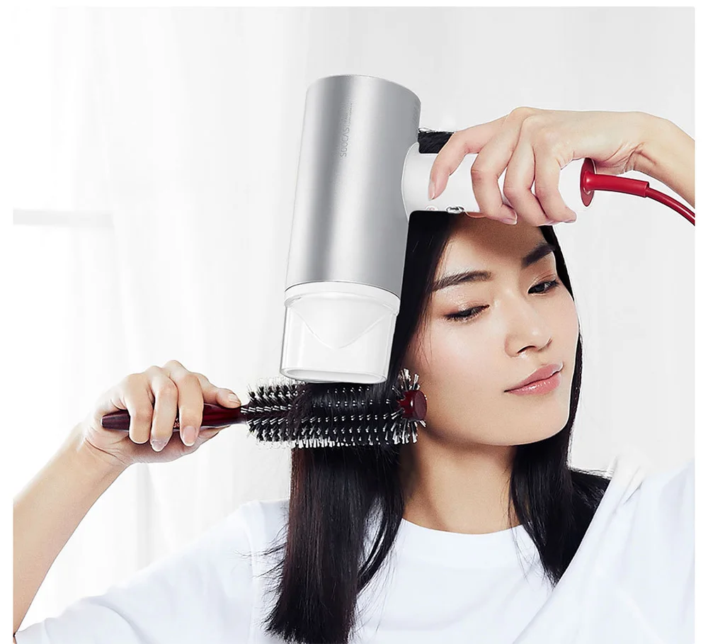 Профессиональный электрический фен для волос Xiaomi SOOCAS H3S с отрицательными лонами, быстросохнущая насадка 1800 Вт для всей семьи