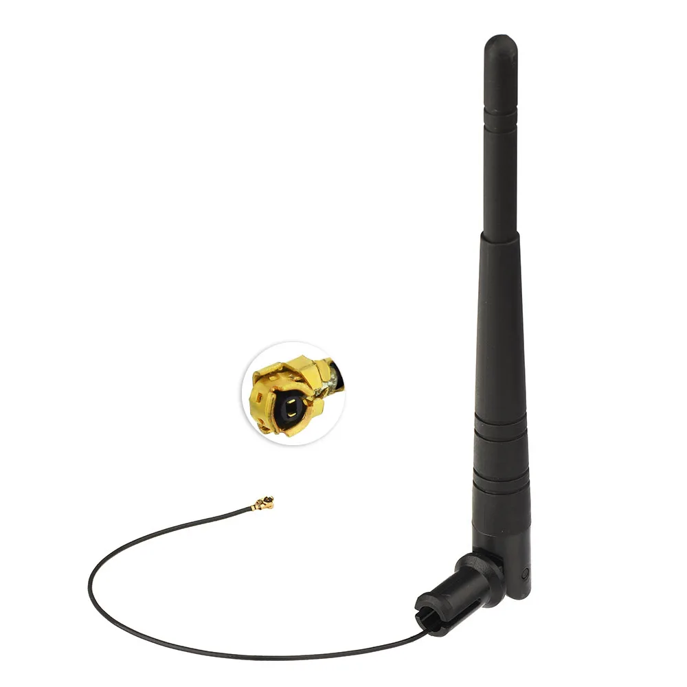 Superbat 5 шт. 2 4 ГГц 2400 2500 МГц 5dBi WIFI антенна Omni воздушный усилитель с кабелем IPX/U.FL