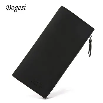 

826 Men Long Wallet Money Card Coin Holder Large Capacity Zipper and Hasp