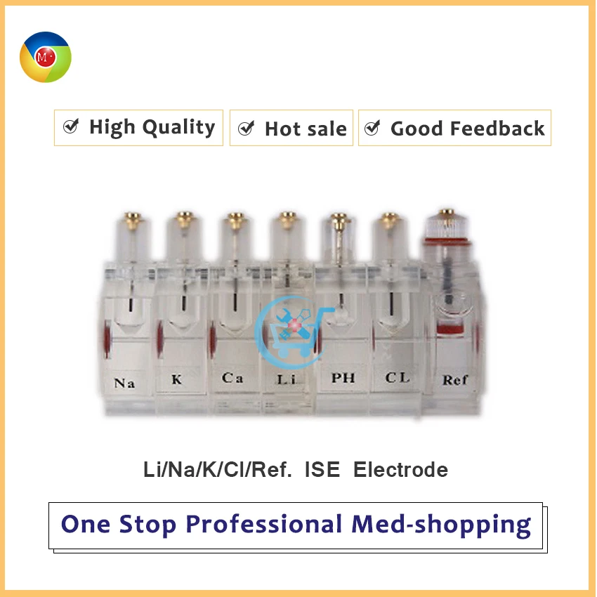 Electrolyte Analyzer/Blood Gas Analyzer Li/Na/K/Cl/Ref. ISE Electrode