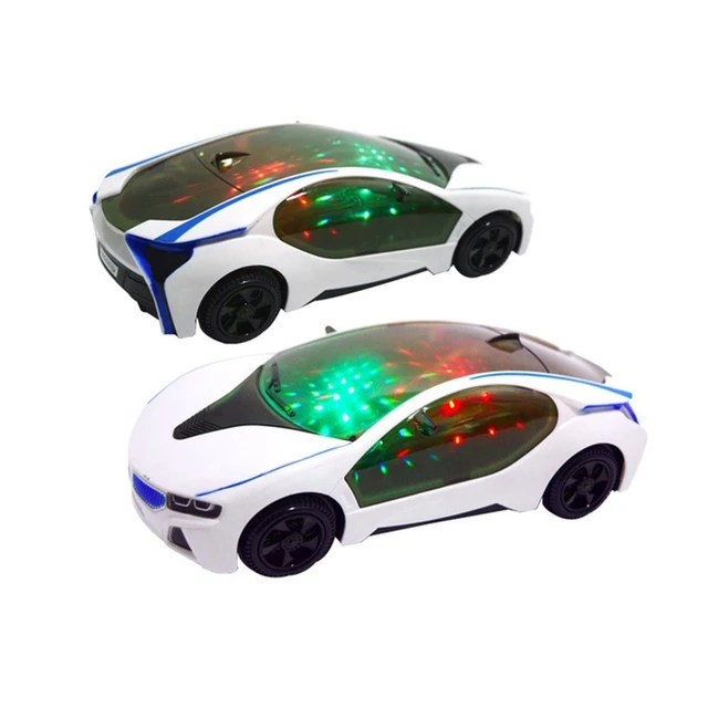 Dança elétrica deformação girando universal polícia carro música led luz  meninos legal brinquedo carro natal presente de aniversário - AliExpress