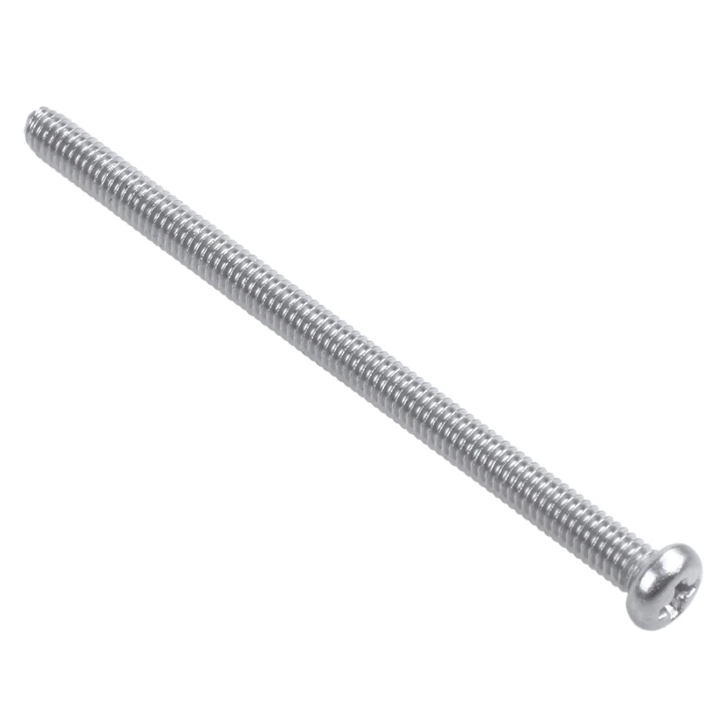 Top-60Pcs M2.5 x 40 мм 304 Нержавеющая сталь Phillips с круглой головкой болты и 50 шт. 304Hc шестигранные самоблокирующиеся гайки M2.5 A2-70