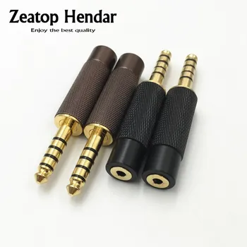 

10Pcs 4.4mm 5 Pole Male Plug to 2.5mm 4 Pole Female Jack Adapter for Sony NW-WM1Z NW-WM1A AMP Player 2.5 to 4.4 Connector
