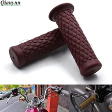 Универсальный 7/" 22 мм мотоциклетный винтажный резиновый руль для мотоцикла для MV Agusta Brutale 1078RR AGUSTA BRUTALE 1078RR