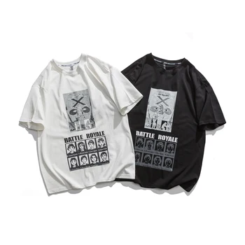 

2020 New Summer Korean Original Men's Trend Printing Casual T-shirt High Quality Cotton M-2XL Tops Tshirt Harajuku