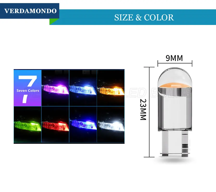 10x T10 W5W ڵ LED  Ÿ  ȣ  ̵ Ŀ ̼ ÷Ʈ    194 168  12V DC