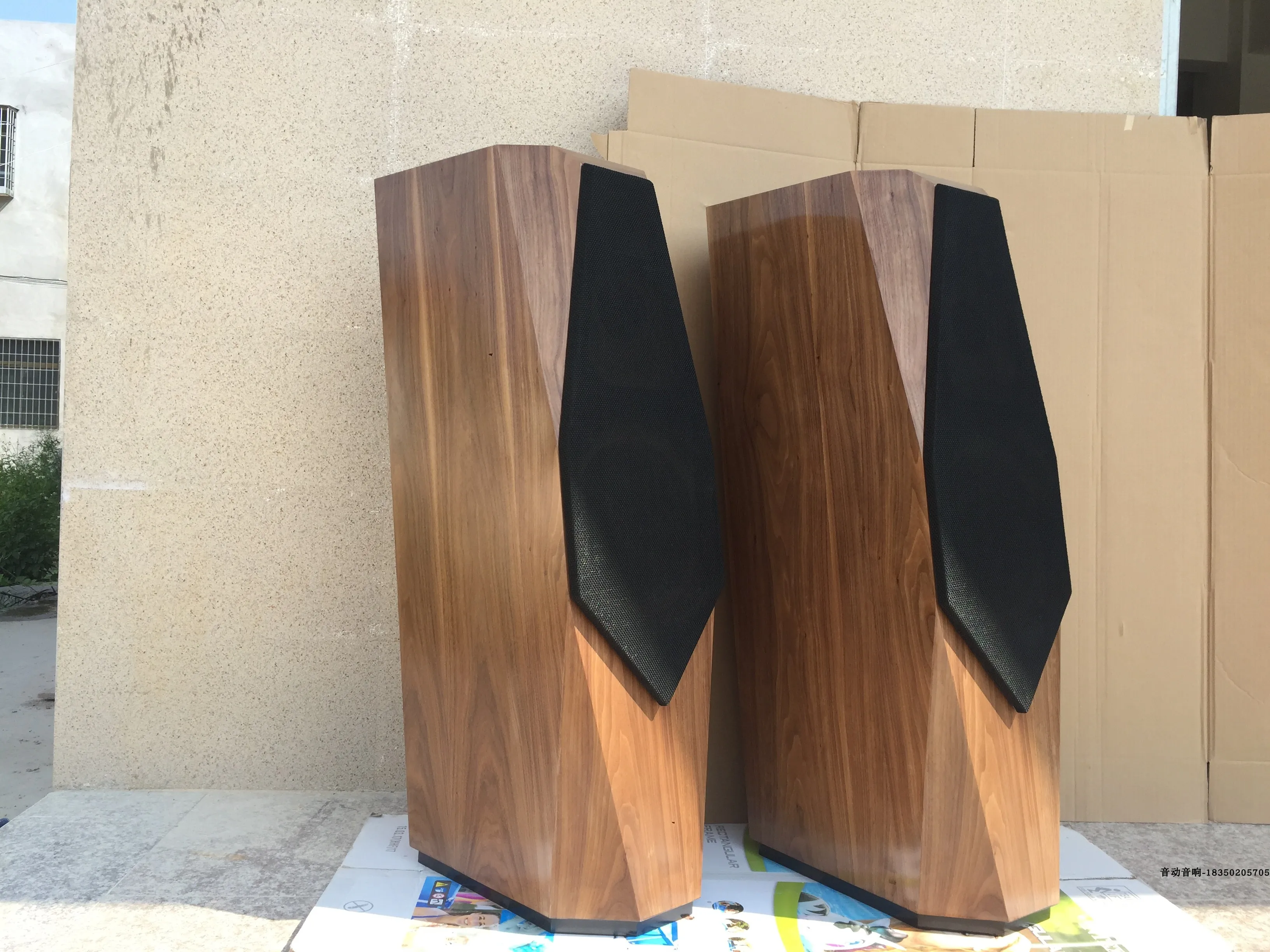 L 055 HiFi пустой динамик s Шкаф DIY custom 8 дюймов 10 12 трехсторонний угол резки большой