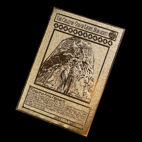 YU GI OH Золотая карта металлическая карта местный японский Золотой глаз белый дракон VOL издание Коллекционная карта детская игрушка подарок - Цвет: GZCZS-Y