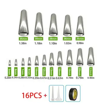 

16pcs Silicone Caulking Finisher Tool And Scraper Set Nozzle Spatulas Filler