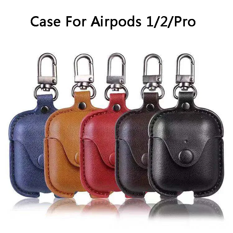 Роскошный мягкий чехол для Apple Airpods Pro 3 Аксессуары кожаный AirPods 2 Чехол наушников с