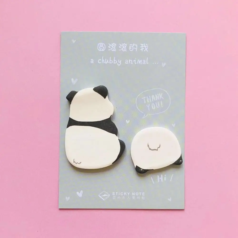 1X Kawaii Panda Puppy Альпака блокнот Липкие заметки школьные канцелярские принадлежности