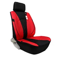 19-09 Red Black BOOST для Mitsubishi Pajero 2003 автомобильный чехол V75 чехол для сиденья автомобиля полный комплект 7 сидений левый руль вождения - Название цвета: 19-09 Red Black